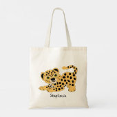 Luipaardontwerp Tote Bag (Achterkant)
