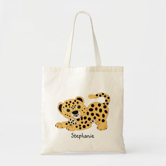 Luipaardontwerp Tote Bag (Voorkant)