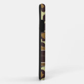 Luipaardpatroon - Bruin en Taupe met Monogram Case-Mate iPhone Case (Achterkant/rechts)
