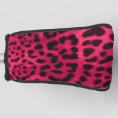 Luipaardpatroon Golfheadcover (Voorkant)