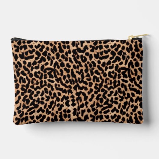 Luipaardpatroon met lichte rozen etui (Achterkant)