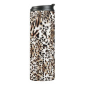 Luipaardpatroon Thermosbeker (Gedraaid links)