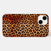 Luipaardpatroon, tijger, luipaardvel, modieus, Case-Mate iPhone case (Achterkant (horizontaal))