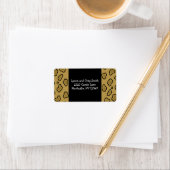 Luipaardpatroonlabels Etiket (Insitu)