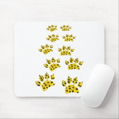 Luipaardpootafdruk Muismat (Met muis)