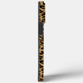 Luipaardprint 3 Verticale Foto Bruin Case-Mate iPhone Case (Achterkant / Rechts)