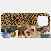 Luipaardprint 3 Verticale Foto Bruin Case-Mate iPhone Case (Achterkant (horizontaal))