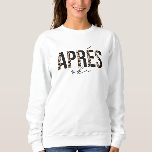 Luipaardprint Après Ski Design Trui (Voorkant)
