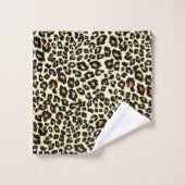Luipaardprint badhanddoekenset bad handdoek (Wasdoekje)