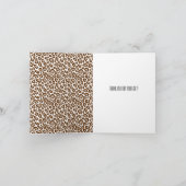 Luipaardprint Bedankt (Binnen)