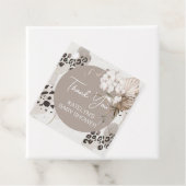 Luipaardprint Bedankt Bedankjes Labels (In situ)