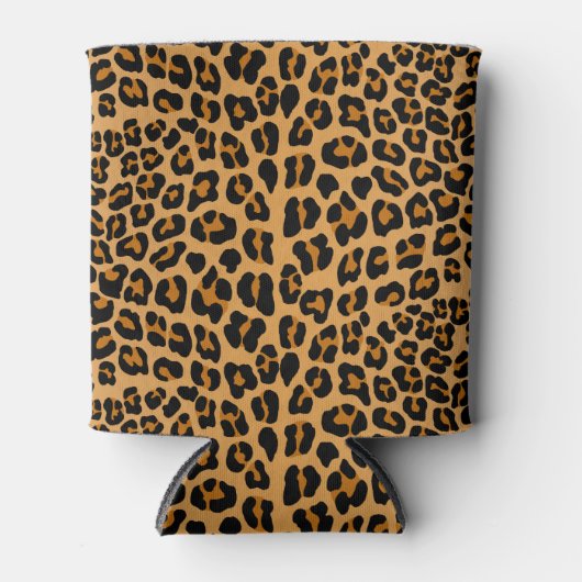 Luipaardprint Blikjeskoeler (Voorkant)