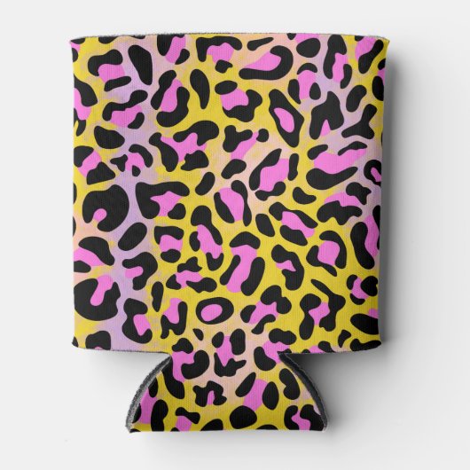 Luipaardprint Blikkoeler Blikjeskoeler (Voorkant)