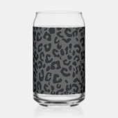 Luipaardprint Blikvorm Glas (Achterkant)