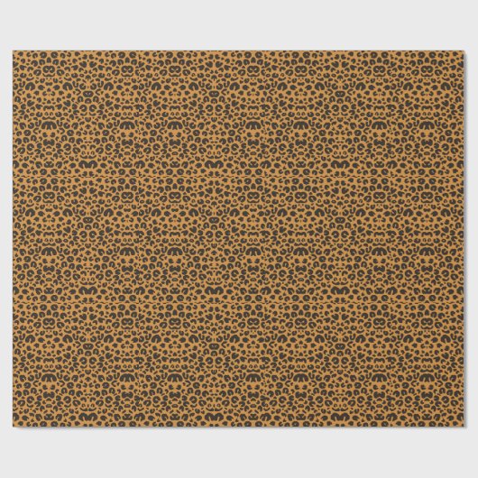 Luipaardprint Cadeaupapier (Vlak)