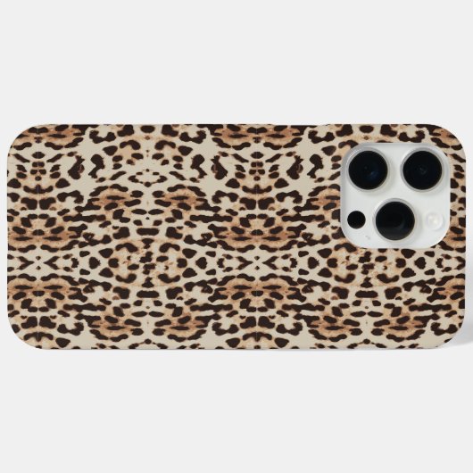 Luipaardprint Case-Mate iPhone Case (Achterkant (horizontaal))