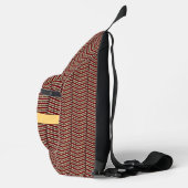 Luipaardprint Chevron Sling Bag (Rechts)