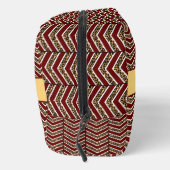 Luipaardprint Chevron Toilettasje (Rechts)