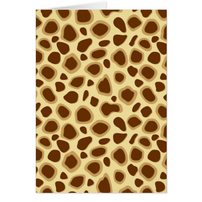 Luipaardprint - Chocoladebruin en kamele tan (Voorkant)
