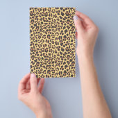 Luipaardprint Dier Huid Patroon Flyer (Hand)