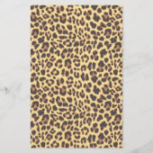 Luipaardprint Dierenhuid Patroon Flyer (Achterkant)