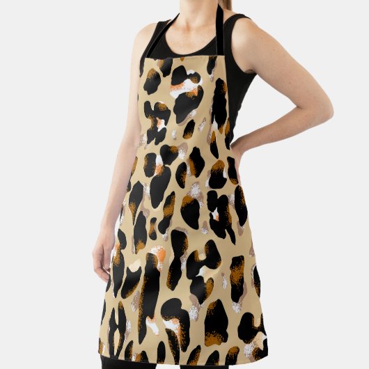 Luipaardprint: Dierenpatroonrage Schort (Insitu)