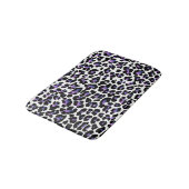 Luipaardprint/DIY achtergrondkleur van PixDezines Badmat (Gekanteld)