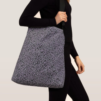Luipaardprint (donker) crossbody tas