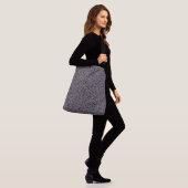 Luipaardprint (donker) crossbody tas (Op model)