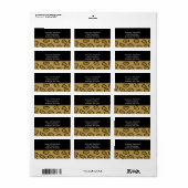 Luipaardprint Etiket (Full Sheet)