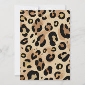 Luipaardprint Feestbeest Wilde Jungle Verjaardag Kaart (Achterkant)