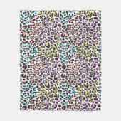 Luipaardprint Fleece Deken (Voorkant)