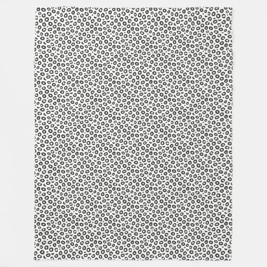 Luipaardprint Fleece Deken (Voorkant)