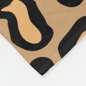 Luipaardprint fleece deken (Hoek)
