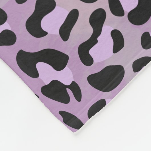 Luipaardprint Fleece Deken (Hoek)