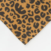 Luipaardprint Fleece Deken (Hoek)