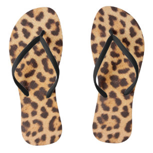 Luipaardprint Flip Flops