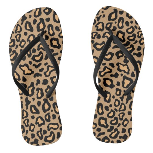 Luipaardprint Flip Flops Sandalen (Voetbed)