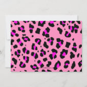 Luipaardprint Foto - Geboorteaankondiging Aankondiging (Achterkant)