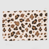 Luipaardprint Golfhanddoek (Horizontaal)