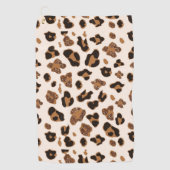 Luipaardprint Golfhanddoek (Voorkant)