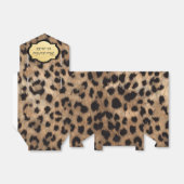 Luipaardprint & Goud Folie Chic Feest Favor Dozen Bedankdoosjes (Uitgevouwen)