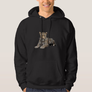 Luipaardprint hoodie