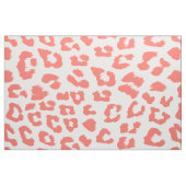 Luipaardprint in koraal stof (Fat Quarter)