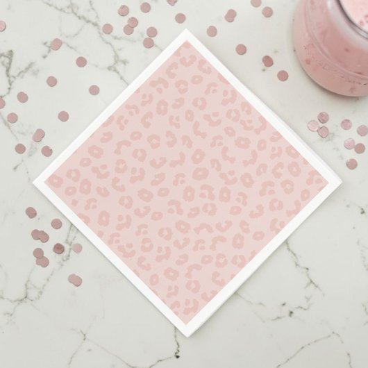 Luipaardprint in Roze Servetten