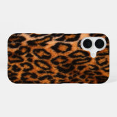 Luipaardprint iPhone 16 Hoesje (Achterkant horizontaal)