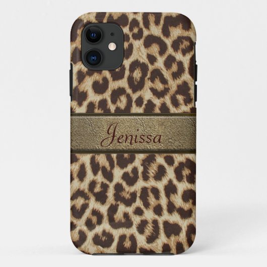 Luipaardprint iPhone 5 Hoesje (Achterkant)