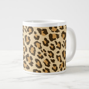 Luipaardprint Jumbo Koffiemok Grote Koffiekop