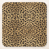 Luipaardprint Kartonnen Onderzetters (Voorkant)