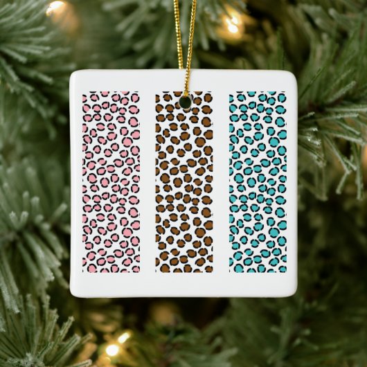Luipaardprint Keramisch Ornament (Boom)